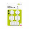 GOOBAY GB70681 Cable Management Set 5pcs 電線固定扣-White