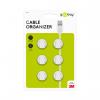 GOOBAY GB70364 Cable Management Set 2 Slots Mini 電線固定扣-White