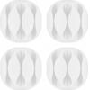 GOOBAY GB70373 Cable Management Set 3 Slots Mini 電線固定扣-White