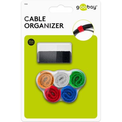 GOOBAY GB70350 Cable Organizer 電線固定器魔術貼(20mmx17cm)x6條