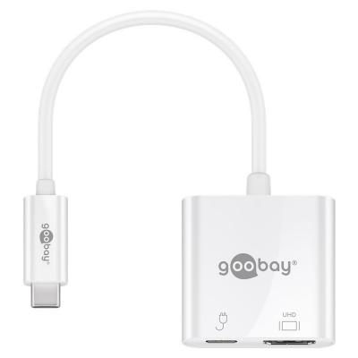 GOOBAY 51775 USB-C to HDMI Adapter w/60W PD 轉接器連充電