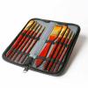 Giorgione G-F100 Acrylic Brush Set 塑膠彩用畫筆+筆袋套裝(10支裝)