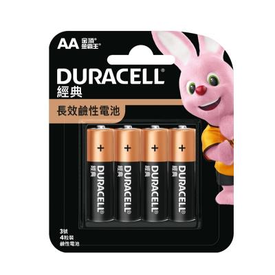 Duracell 金霸王 AA鹼性電池(4粒裝) 