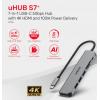 Unitek H1118A uHUB S7+ 7-in-1 USB-C 5Gbps Hub with 4K HDMI