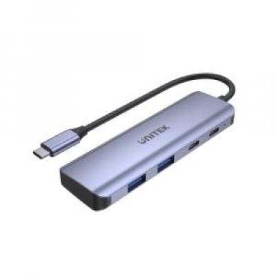 Unitek H1107Q Q4 Next 4-Ports 4IN1( Type-Cx2+USB-A x2) Hub 