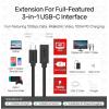 Unitek C14086BK USB-C Extension Cabel(0.5M)