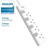Philips CHP3140WB/30  4位獨立開關拖板(3米線長)