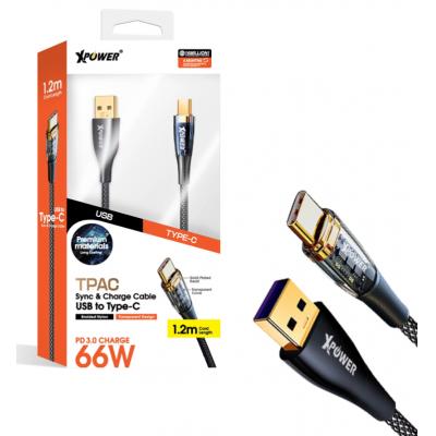 XPower TPAC 66W USB to Type-C Cabel(1.2M)