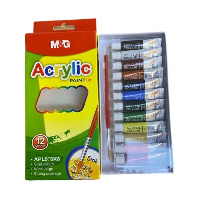 M&G 晨光 APL-976K8 Acrylic Paint 丙烯畫顏料12色 (5ml)