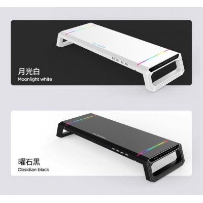 ICE Coorel T1  多用途RGB電腦顯示器支架 連 4*USB2.0 可控燈效(可關燈)