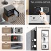 Deli ET586 Key Password Fireproof Safe 密碼+鎖匙鎖防火夾萬