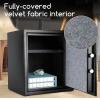 Deli ET586 Key Password Fireproof Safe 密碼+鎖匙鎖防火夾萬