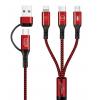 XPower x Marvel ACX3(蜘蛛俠)2出3高速充電線-1M