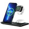 Ven-Dens WLC001 3 in 1 Wireless Charger(Black)