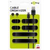 GOOBAY GB70684 Cable Management (6pcs) 多槽位電線固定夾組合套裝 -Bl...