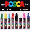 UNI POSCA PC-17K8 (15mm)水性麥克筆廣告筆(8色套裝)
