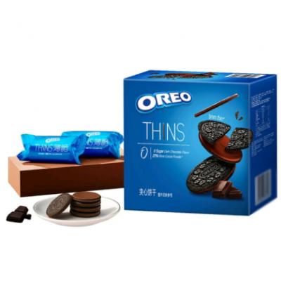 OREO Thins 薄脆0糖夾芯餅-黑巧(8盒裝)