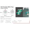 PROBECO O14109 自黏封揭式光碟袋CD Pockets With Flap (126x126mm)...