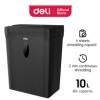 Deli ET014 粒狀碎紙機(4x33mm,4-5張)-10L