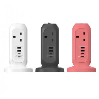 Momax US18UK (PD3.0 USB-C + 快充USB-A) 7位拖板
