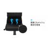 Sanwa 150-SNC055 無扶手帶腰靠中靠背網布電腦椅