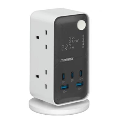 Momax US21UKW 1-Charge Work-Flow 6 插座電源盒(附USBA+Cx3&USB-A x2)