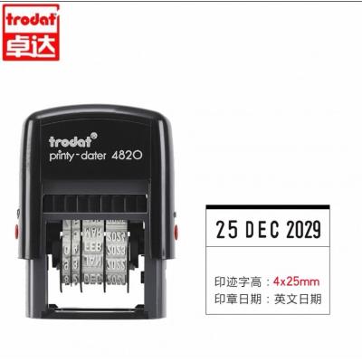 Trodat 4820 Printy-dater (字高4mm) 日期回墨印