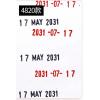Trodat 4820 Printy-dater (字高4mm) 日期回墨印