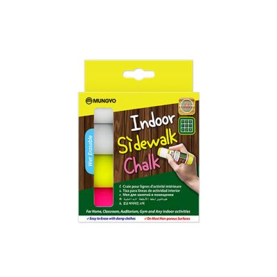 韓國制Mungyo MISC-4A Indoor Sidewalk Chalk 室內地板彩繪筆(4支裝)