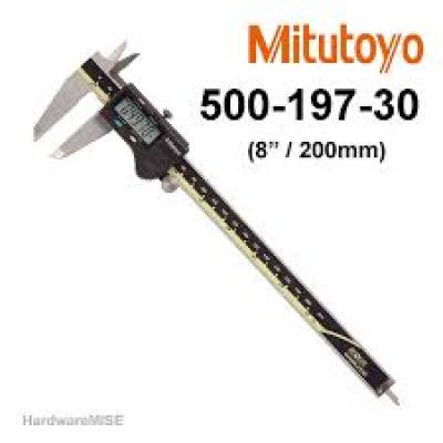 日本MITUTOYO 500-197-30 電子卡尺8"x200mm/0.01mm