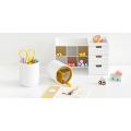 韓國制 Sysmax CLASSIC PENCIL HOLDER 圓形3格筆筒/筆盅