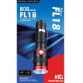 KTG FL18 LED USB充電鋁合金手電筒(800流明)