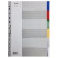 Bantex 6006 A4 11孔6級膠質顏色索引分類(6色)
