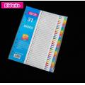 Kidario KID12-31ND A4 數字(1-31)彩色膠質分類索引