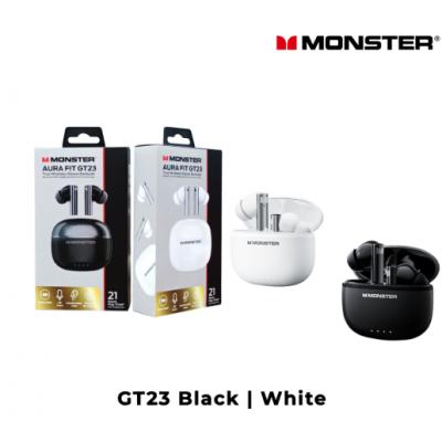 Monster Aura Fit GT23   真無線耳機-黑色