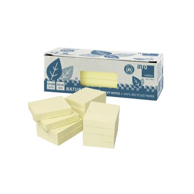 德國制INFO 5653-11 1.5" X 2" (100% Recycled 再做紙)強力便利貼(12本/盒) 