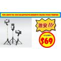 Ven-Dens VD-SS03 Bluetooth Remote Selfie Stick Tripod