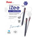 Pentel BXC467 iZee (0.7mm) 4色 原子筆