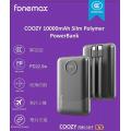 Fonemax FMS-10BK COOZY Power Bank  (10000mAh)-ccc認證