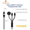 Volkano VK-20240 5-in-1 100W Charging&Data Cable (1M)