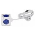 Allocacoc 7300 Powercube 5 Outlet Extended -1.5M -(藍色)