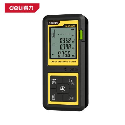 Deli DL331040B 激光測距儀電子尺/激光尺(50M)