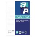 Double A  A5 70g 20孔活頁紙 (100張)