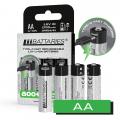 liibatteries 1INR14/41 AA 1.5V Type-C 800mAh 超快充電電芯(4粒裝...