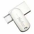 Netac U785C USB3.2(USB-A+USB-C) USB Drive 鋅合金OTG 雙用手指-64GB