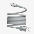 BWOO X311C USB-A to C 3.0A (480Mbps) 磁吸自收納式充電傳輸線-1M