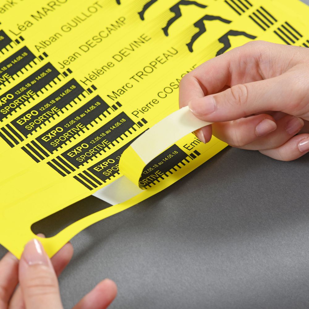 暫缺貨*Avery L4001-10 Printable wristbands可打印手帶-Yellow_A4電腦貼紙_G-報事貼及標籤貼紙 ...