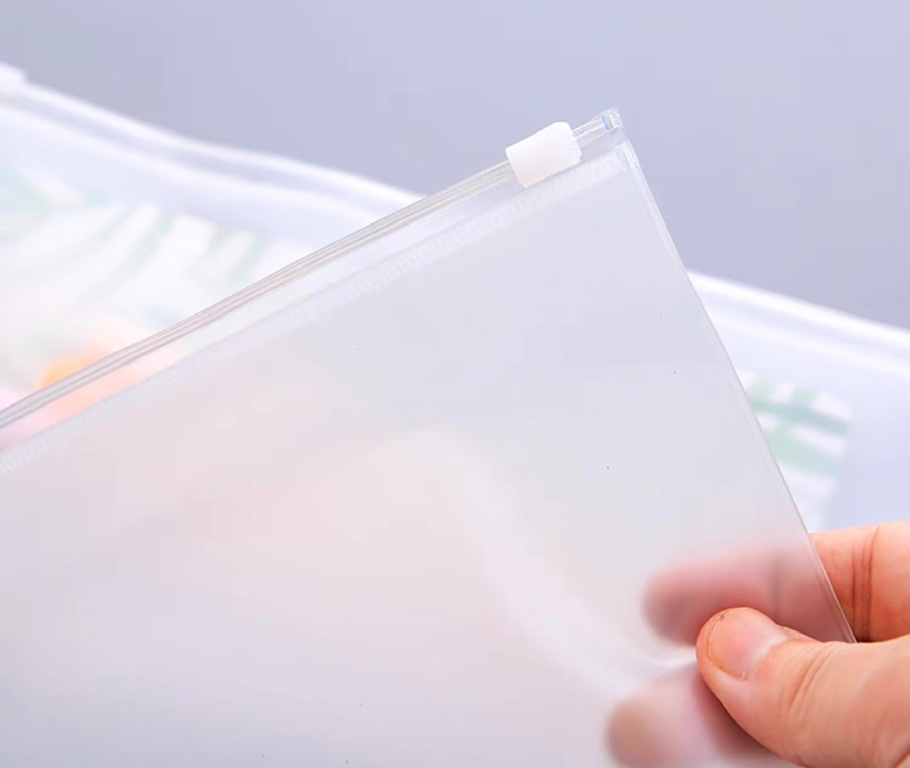 AS CS025 (A5/B5/A4)特厚(0.25mm)透明活頁拉鍵袋(5個裝)_文件保護套_B-文件處理_歷山文儀中心