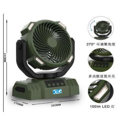 KTG KF-65R - 6.5吋充電式遙控座檯風扇