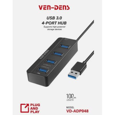 Ven-Dens VD-ADP048 USB3.0 4-Port 高速集線器 (USB hub)